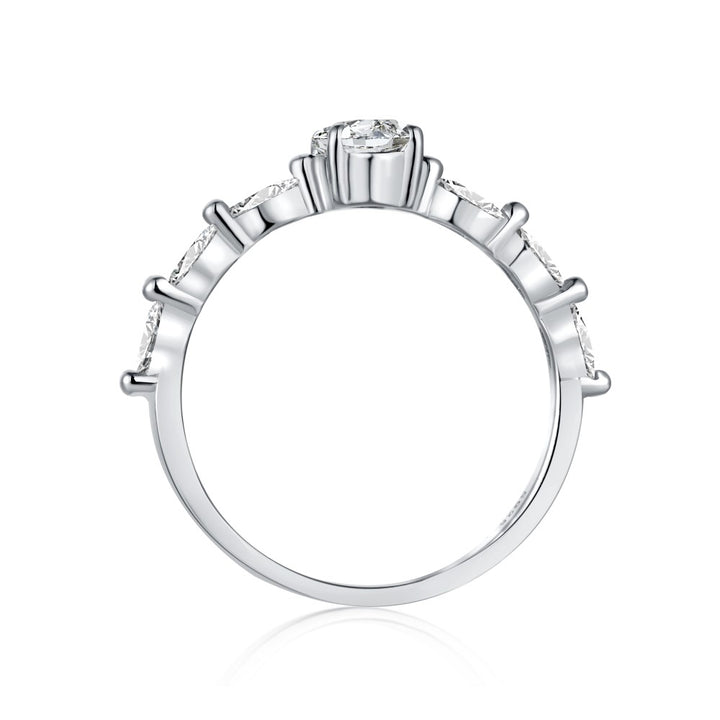 Lysette 0.8CT טבעת