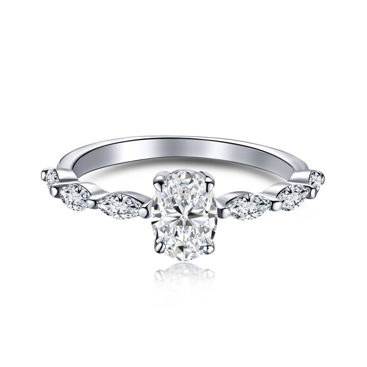 Lysette 0.8CT טבעת